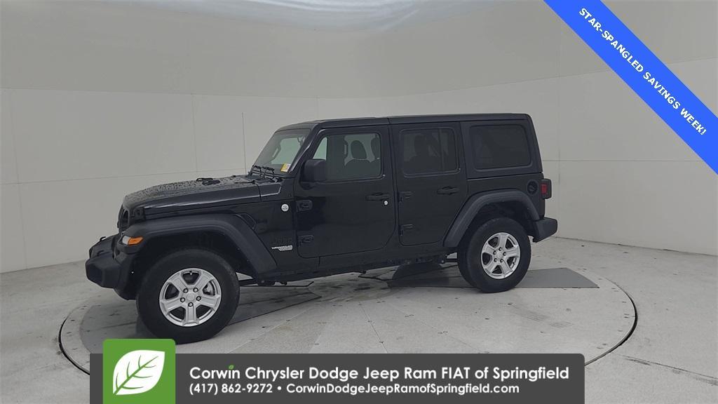 used 2021 Jeep Wrangler Unlimited car, priced at $30,615