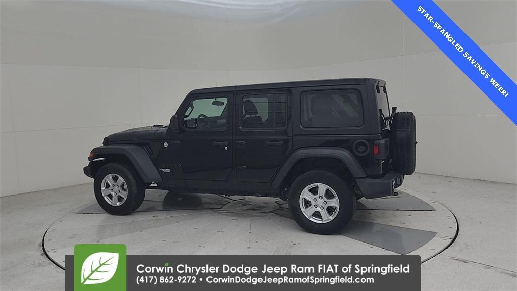 used 2021 Jeep Wrangler Unlimited car, priced at $30,615