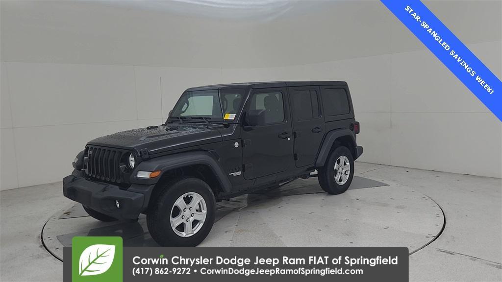 used 2021 Jeep Wrangler Unlimited car, priced at $30,615