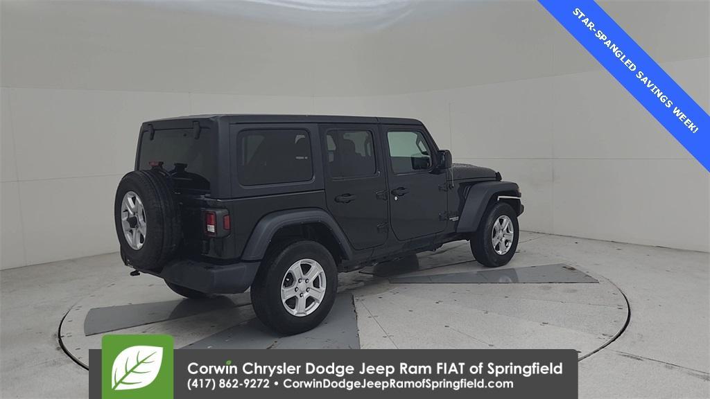 used 2021 Jeep Wrangler Unlimited car, priced at $30,615