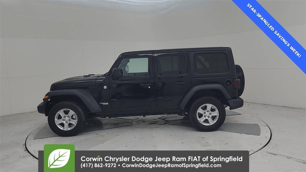 used 2021 Jeep Wrangler Unlimited car, priced at $30,615
