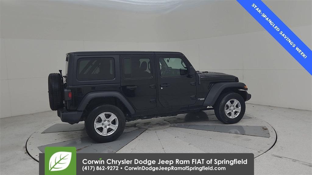 used 2021 Jeep Wrangler Unlimited car, priced at $30,615