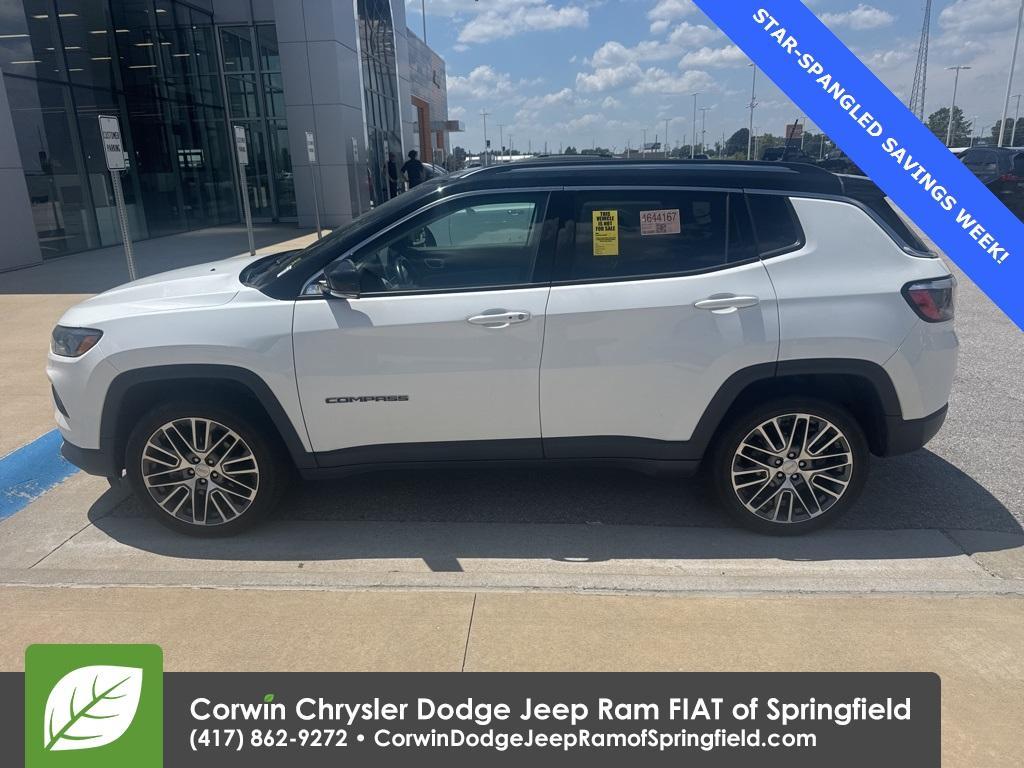 used 2022 Jeep Compass car, priced at $22,761