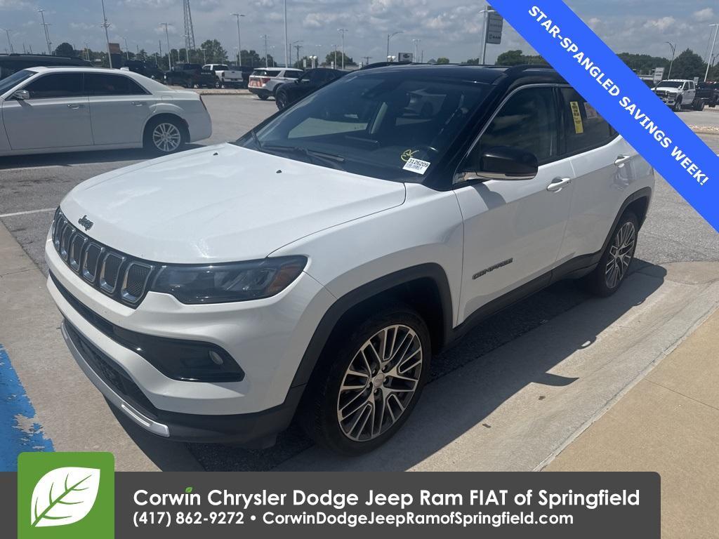 used 2022 Jeep Compass car, priced at $22,761