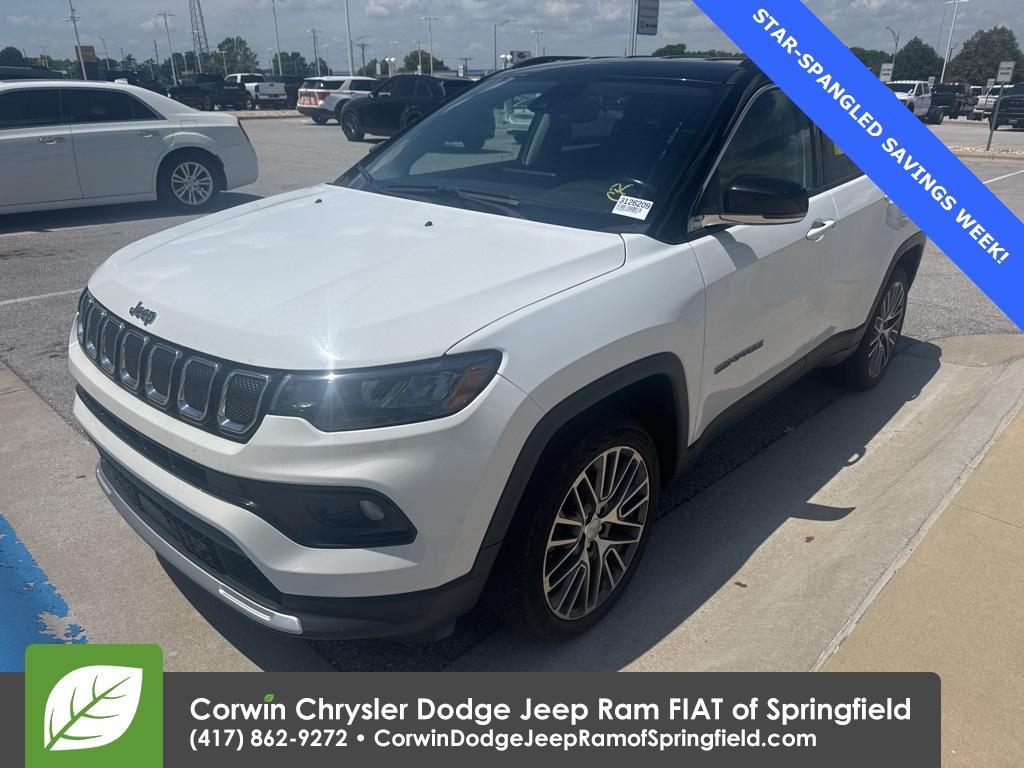 used 2022 Jeep Compass car, priced at $22,761