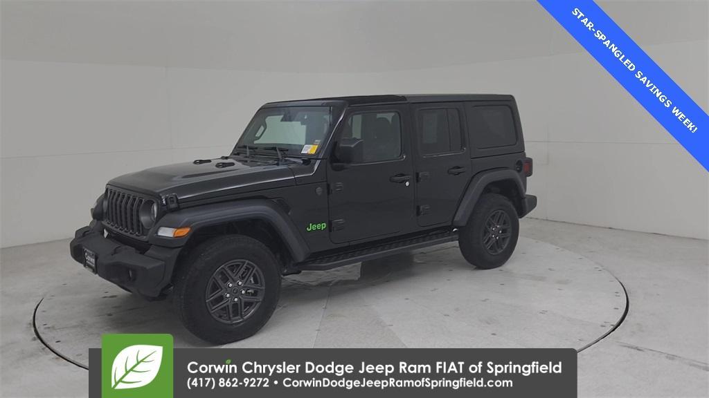 used 2024 Jeep Wrangler car, priced at $37,300