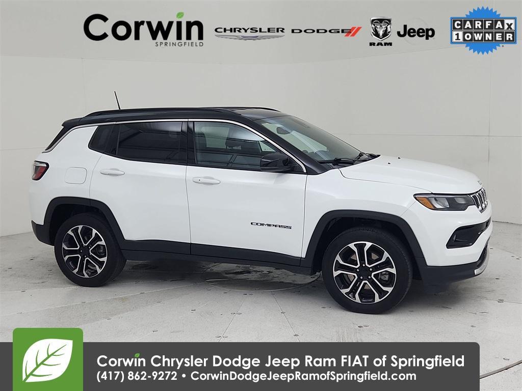 used 2023 Jeep Compass car, priced at $24,500