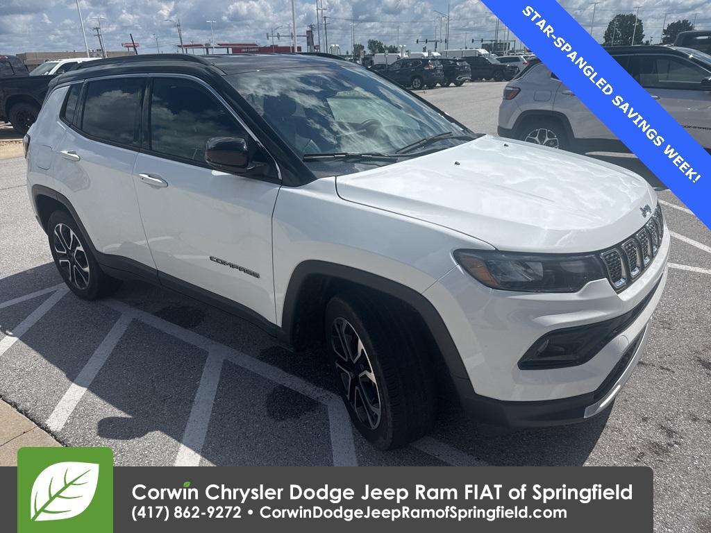 used 2023 Jeep Compass car, priced at $24,500