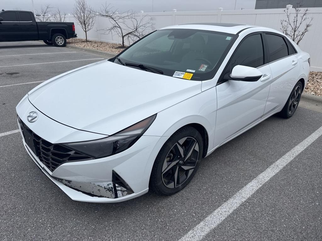 used 2021 Hyundai Elantra HEV car, priced at $17,533