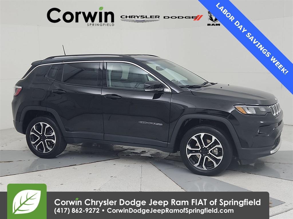 used 2022 Jeep Compass car, priced at $23,500
