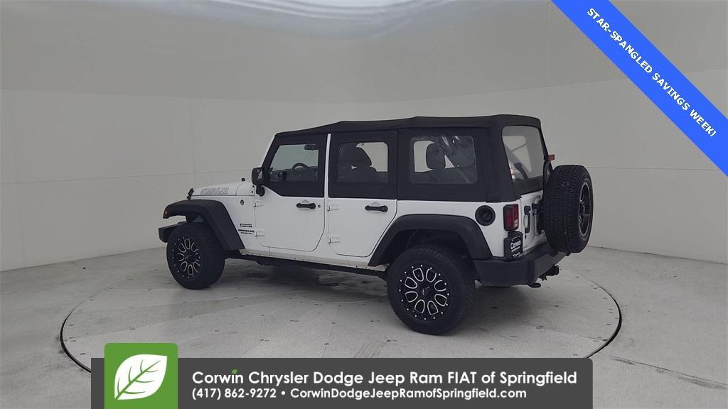 used 2016 Jeep Wrangler Unlimited car, priced at $21,500