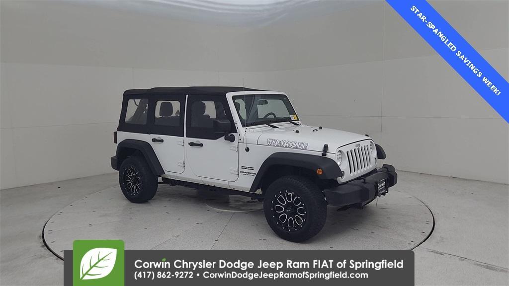 used 2016 Jeep Wrangler Unlimited car, priced at $21,500
