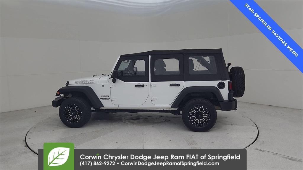 used 2016 Jeep Wrangler Unlimited car, priced at $21,500