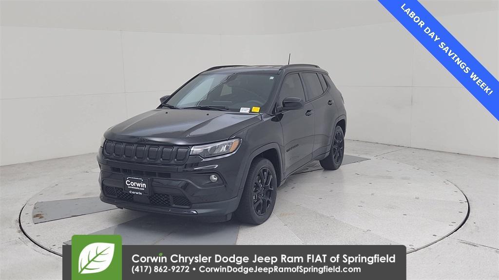 used 2022 Jeep Compass car, priced at $22,500