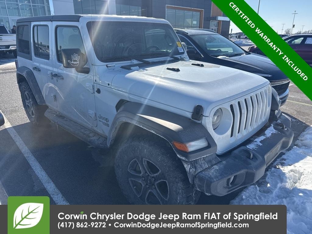 used 2020 Jeep Wrangler Unlimited car, priced at $27,650