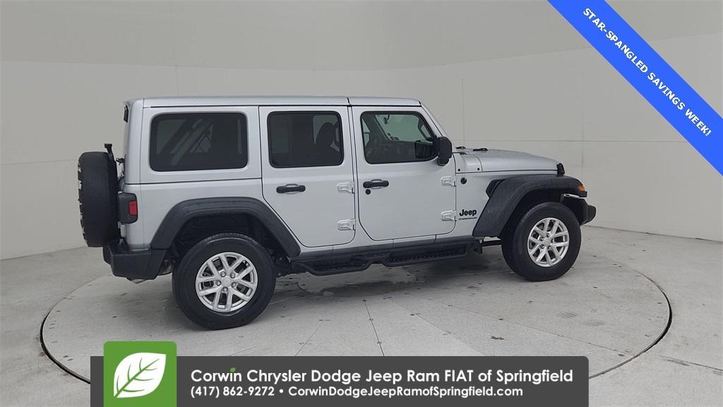 used 2023 Jeep Wrangler car, priced at $33,883