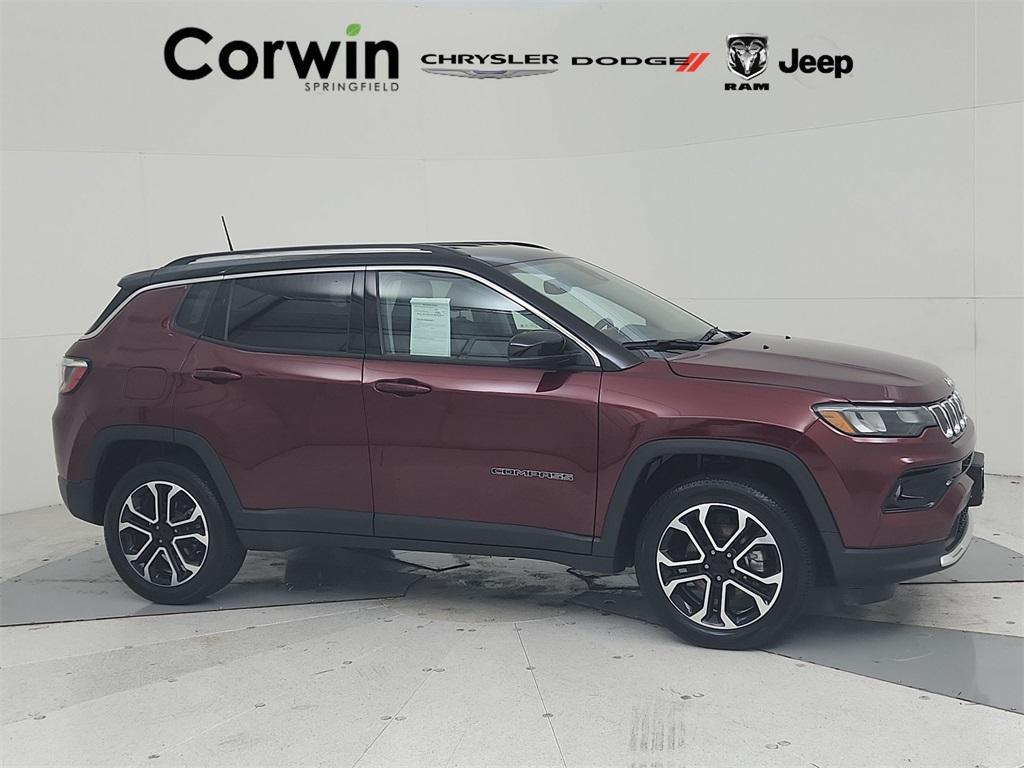 used 2022 Jeep Compass car, priced at $23,210