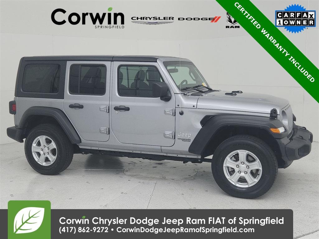 used 2021 Jeep Wrangler Unlimited car, priced at $29,656