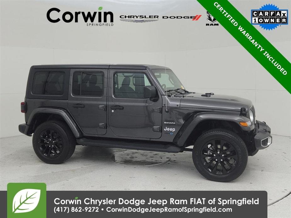 used 2021 Jeep Wrangler Unlimited 4xe car, priced at $34,834