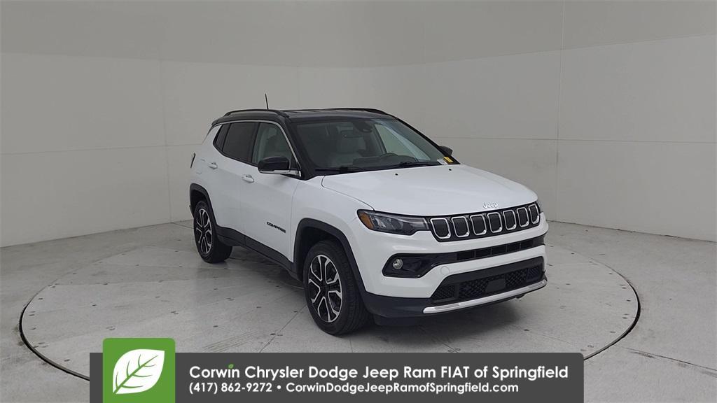 used 2022 Jeep Compass car, priced at $21,500