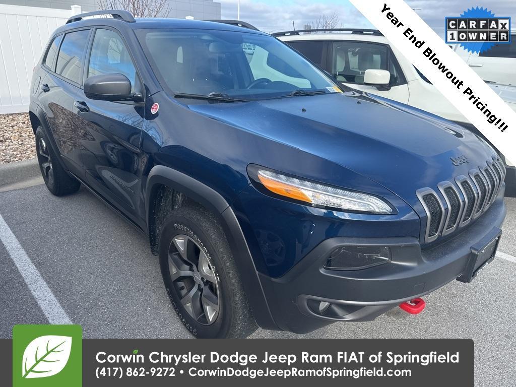 used 2018 Jeep Cherokee car, priced at $18,753