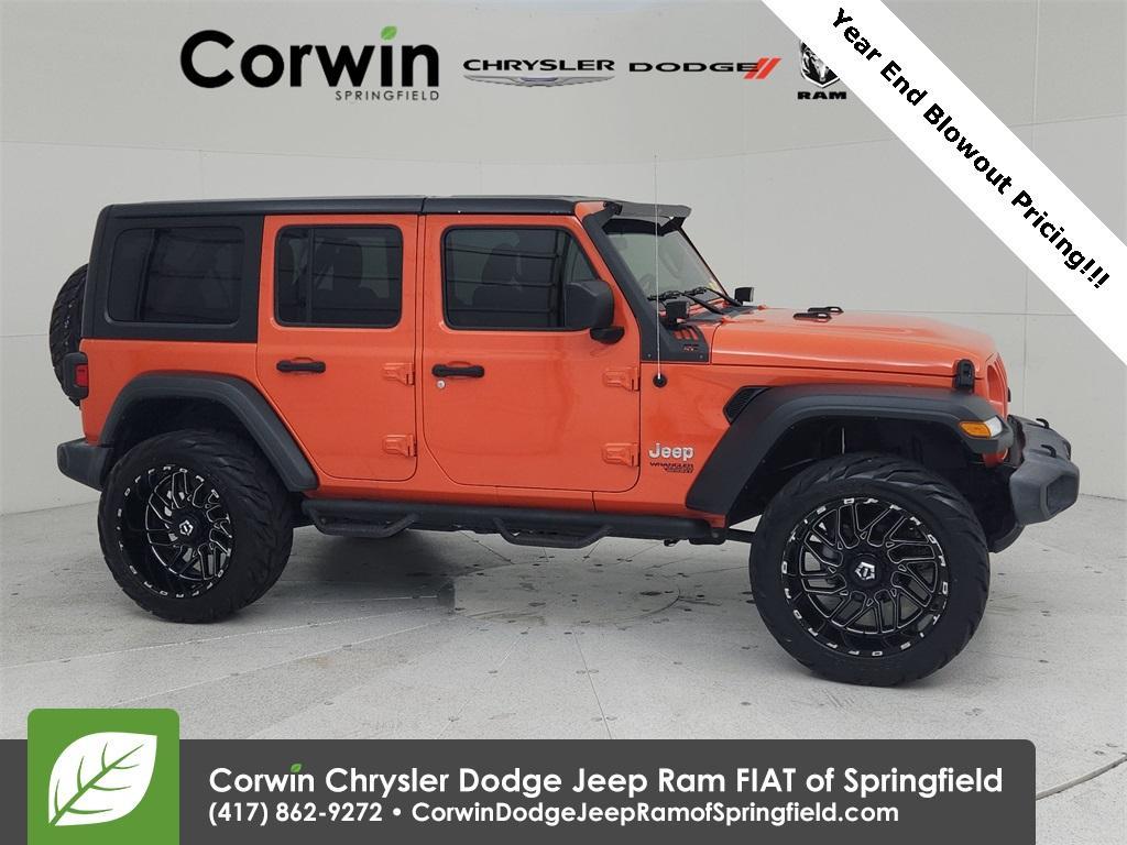 used 2018 Jeep Wrangler Unlimited car, priced at $27,890