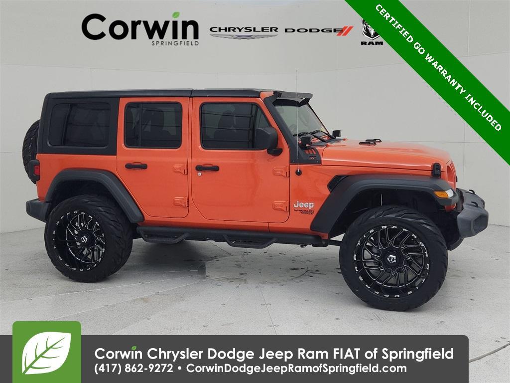 used 2018 Jeep Wrangler Unlimited car, priced at $27,890