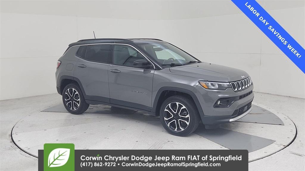 used 2023 Jeep Compass car, priced at $25,299