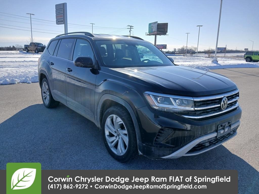 used 2021 Volkswagen Atlas car, priced at $21,333