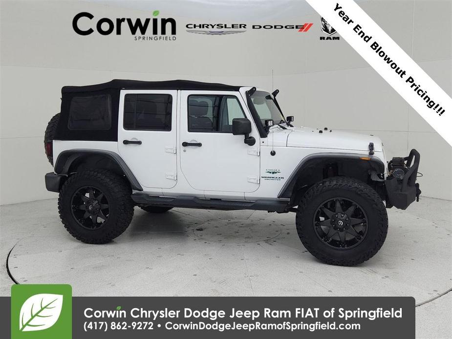 used 2013 Jeep Wrangler Unlimited car, priced at $15,336