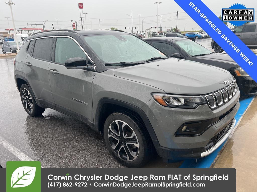 used 2022 Jeep Compass car, priced at $23,495