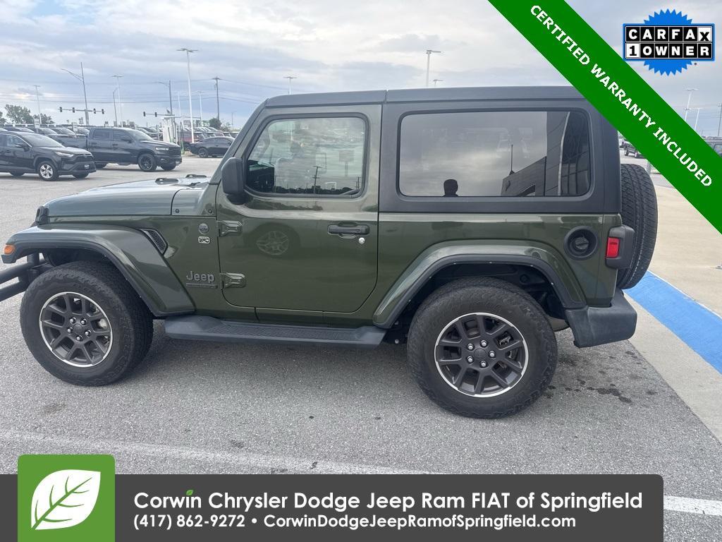used 2021 Jeep Wrangler car, priced at $29,500