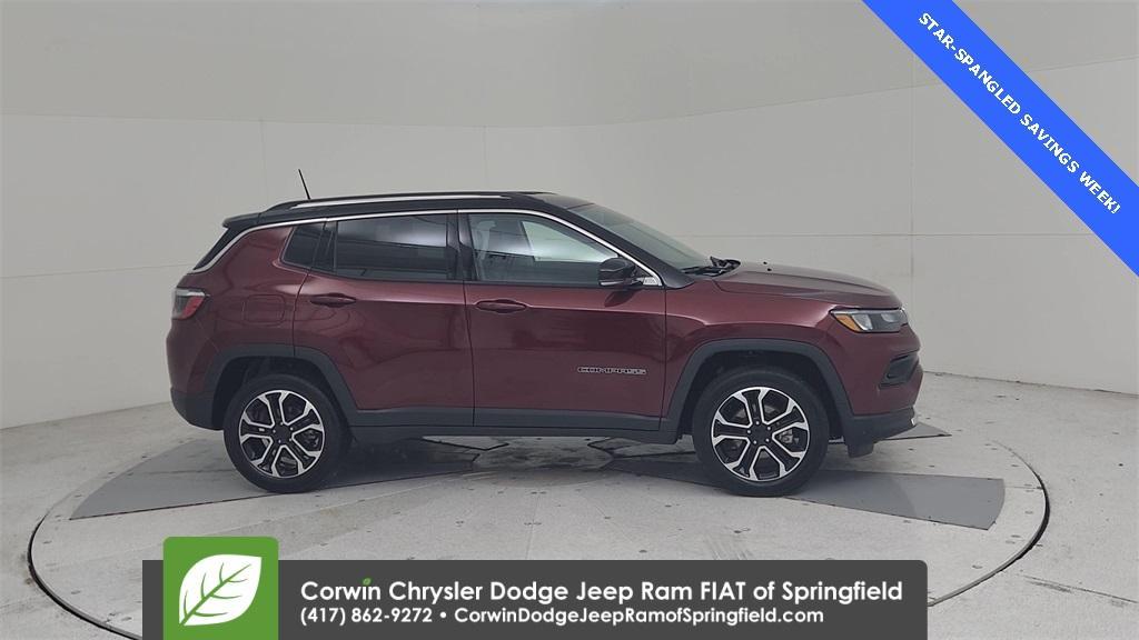 used 2022 Jeep Compass car, priced at $23,893