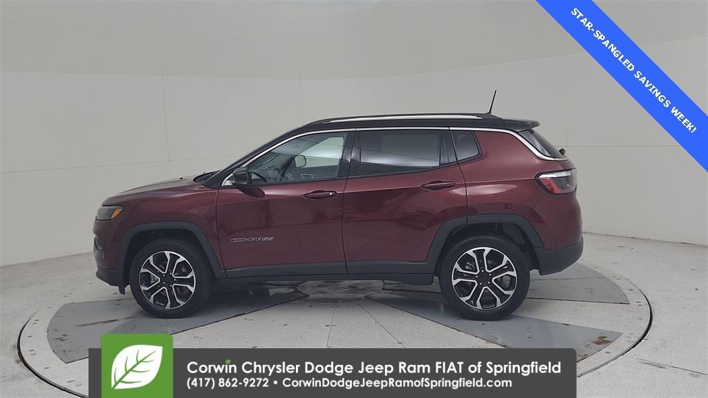 used 2022 Jeep Compass car, priced at $23,893