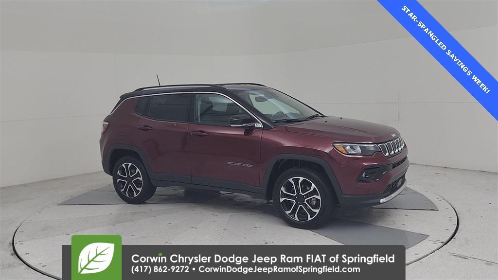 used 2022 Jeep Compass car, priced at $23,893