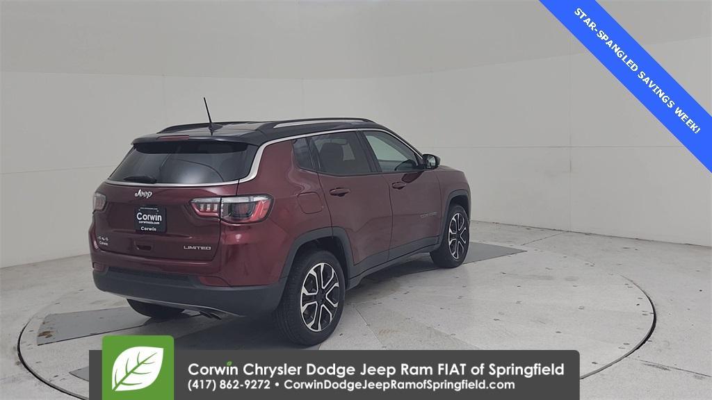 used 2022 Jeep Compass car, priced at $23,893