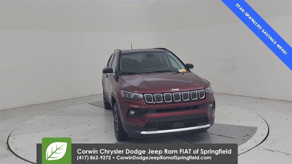 used 2022 Jeep Compass car, priced at $23,893