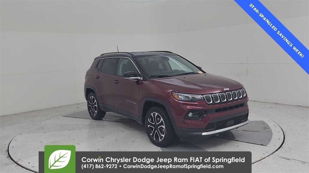 used 2022 Jeep Compass car, priced at $23,893