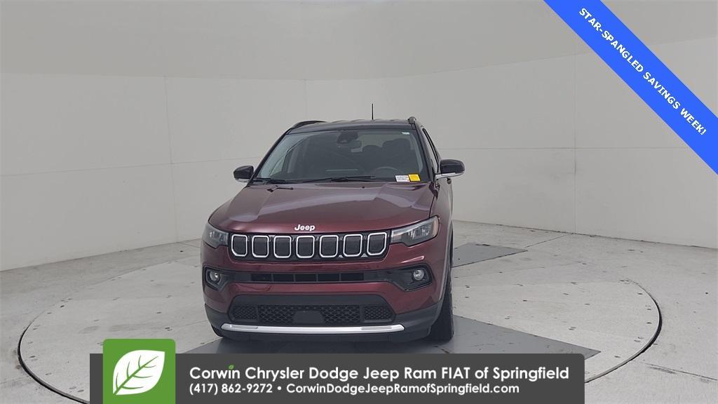 used 2022 Jeep Compass car, priced at $23,893
