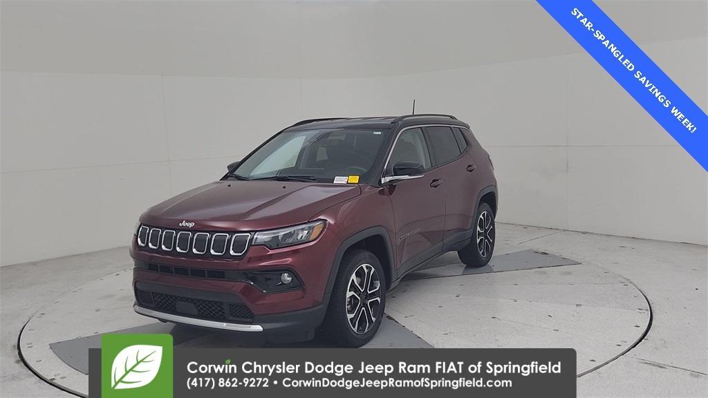 used 2022 Jeep Compass car, priced at $23,893