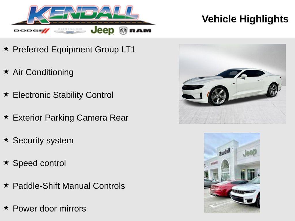 used 2021 Chevrolet Camaro car, priced at $34,996