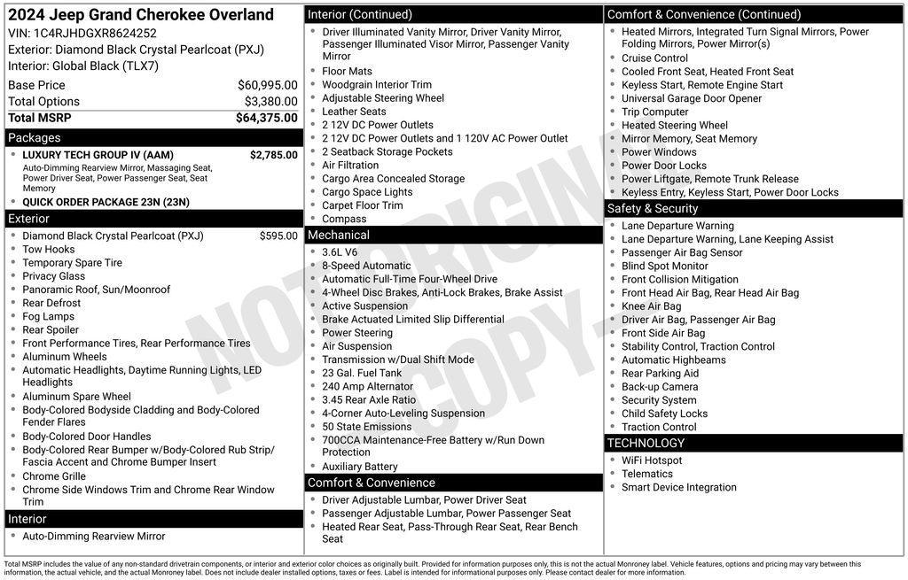 new 2024 Jeep Grand Cherokee car, priced at $49,809