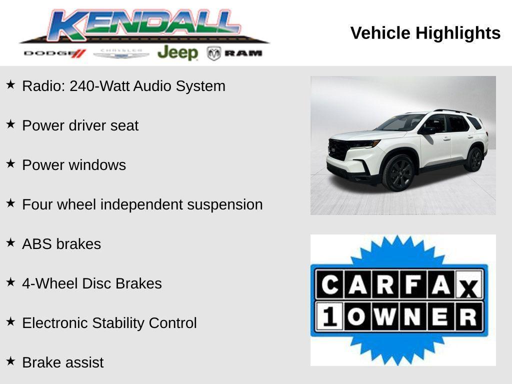 used 2023 Honda Pilot car, priced at $36,988