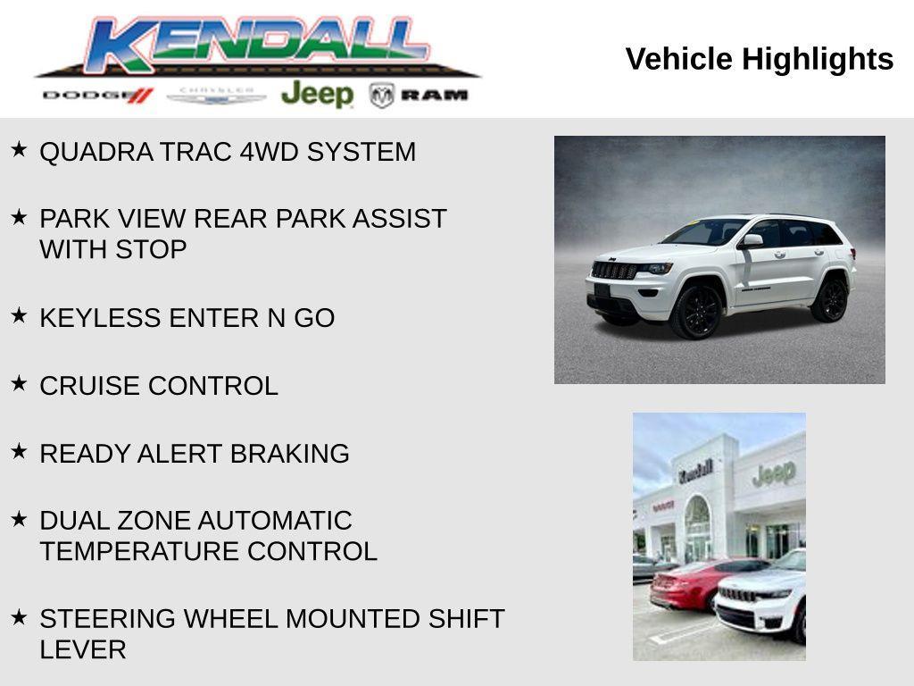 used 2017 Jeep Grand Cherokee car, priced at $14,977