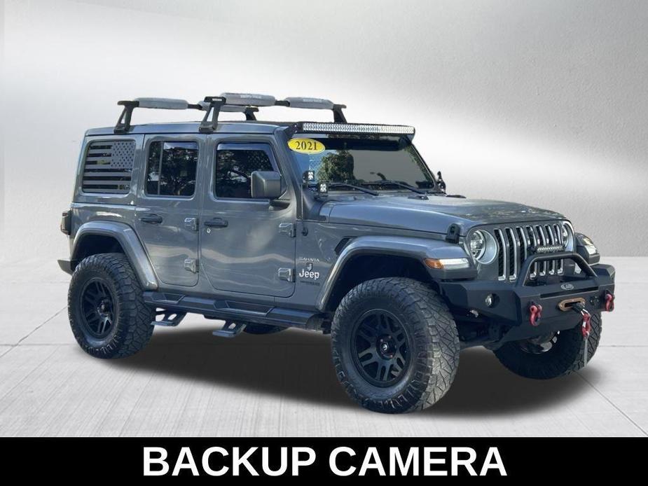 used 2021 Jeep Wrangler Unlimited car, priced at $37,987