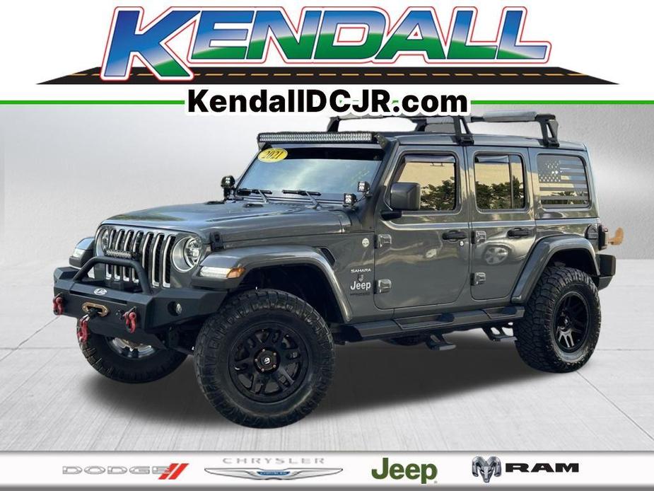 used 2021 Jeep Wrangler Unlimited car, priced at $37,987