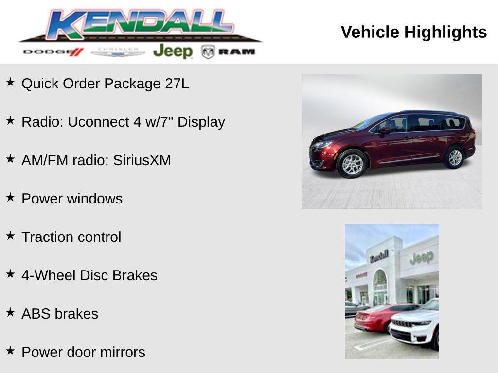 used 2020 Chrysler Pacifica car, priced at $16,786