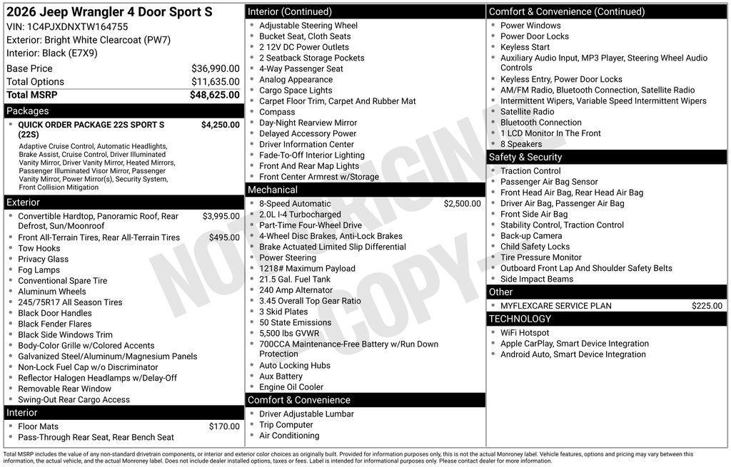 new 2026 Jeep Wrangler car