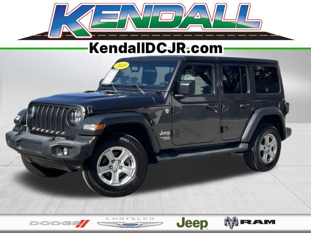 used 2019 Jeep Wrangler Unlimited car, priced at $24,710