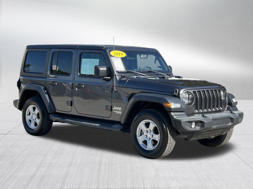 used 2019 Jeep Wrangler Unlimited car, priced at $21,997